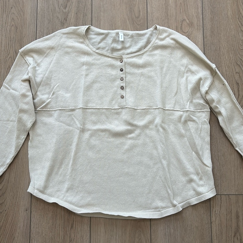 Lightweight Henley Sweater